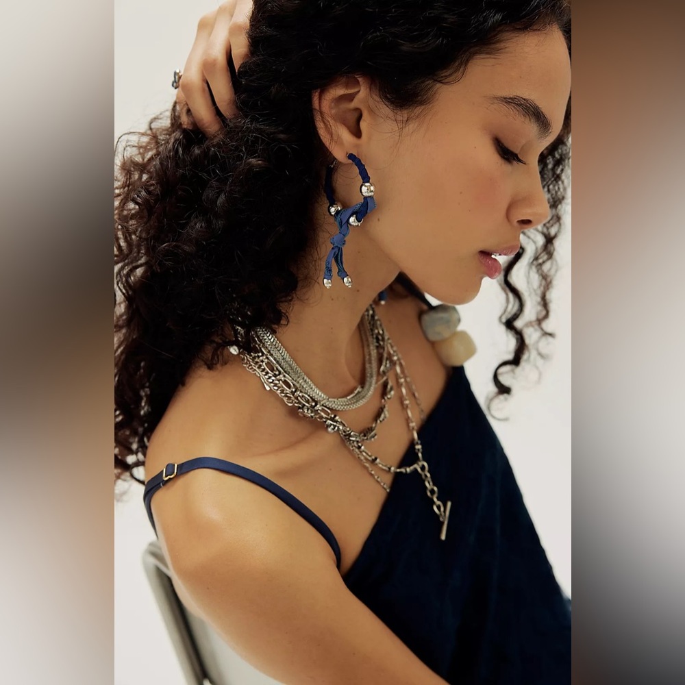 Free People Lingering Love Hoops NWT MSRP $38